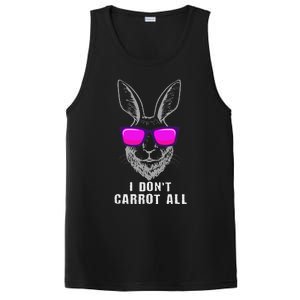 I DonT Carrot All Rabbit Pun Bunny Lover Pet Bunnies Owner PosiCharge Competitor Tank