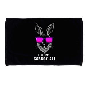 I DonT Carrot All Rabbit Pun Bunny Lover Pet Bunnies Owner Microfiber Hand Towel