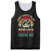 I DidnT Choose The Cat Dad Life The Cat Dad Life Chose Me Gift Mesh Reversible Basketball Jersey Tank