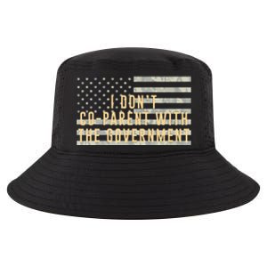 I Don’t Coparent With The Government American Flag Cool Comfort Performance Bucket Hat