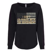 I Don’t Coparent With The Government American Flag Womens California Wash Sweatshirt