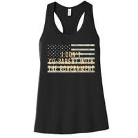 I Don’t Coparent With The Government American Flag Women's Racerback Tank