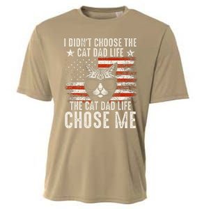 I DidnT Choose The Cat Dad Life The Cat Dad Life Chose Me Cooling Performance Crew T-Shirt