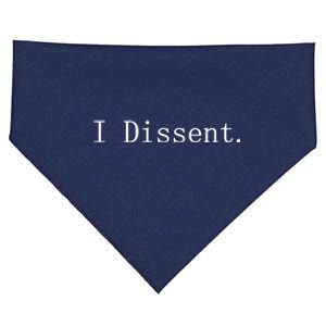 I Dissent Classic Women's Rights Pro Choice Pro Roe Feminist USA-Made Doggie Bandana