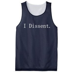 I Dissent Classic Women's Rights Pro Choice Pro Roe Feminist Mesh Reversible Basketball Jersey Tank