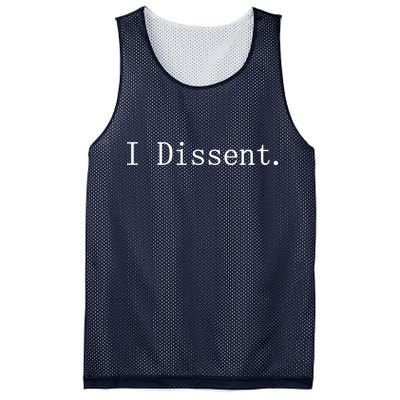 I Dissent Classic Women's Rights Pro Choice Pro Roe Feminist Mesh Reversible Basketball Jersey Tank