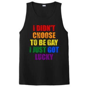 I Didn't Choose To Be Gay I Just Got Lucky Gift PosiCharge Competitor Tank