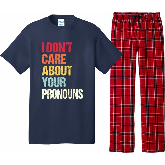 I Don't Care About Your Pronouns Anti Pronoun Pajama Set