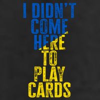 I DidnT Come Here To Play Cards Zelenskyy Ukraine 7 Panel Mesh Trucker Snapback Hat