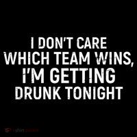 I Don't Care Which Team Wins, I'm Getting Drunk Tonight City Backpack