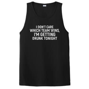 I Don't Care Which Team Wins, I'm Getting Drunk Tonight PosiCharge Competitor Tank