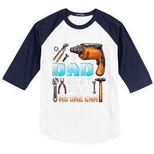 If Dad Cant Fix It No One Can Love Father Day Baseball Sleeve Shirt