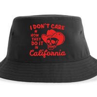 I DonT Care How They Do It In California Sustainable Bucket Hat