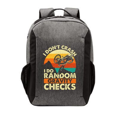 I DonT Crash I Do Random Gravity Checks Mountain Biking Vector Backpack