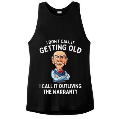 I DonT Call It Getting Old I Call It Outliving The Warranty Ladies PosiCharge Tri-Blend Wicking Tank