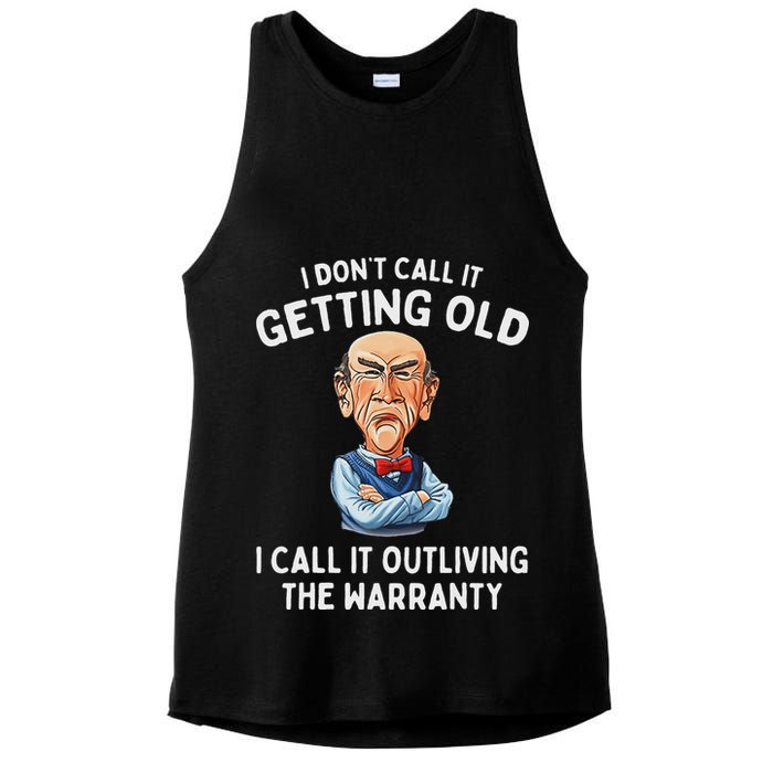 I DonT Call It Getting Old I Call It Outliving The Warranty Ladies PosiCharge Tri-Blend Wicking Tank
