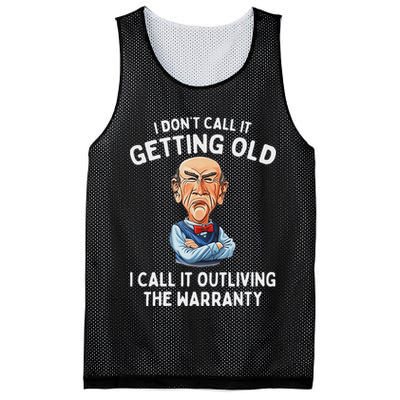 I DonT Call It Getting Old I Call It Outliving The Warranty Mesh Reversible Basketball Jersey Tank