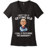 I DonT Call It Getting Old I Call It Outliving The Warranty Women's V-Neck T-Shirt