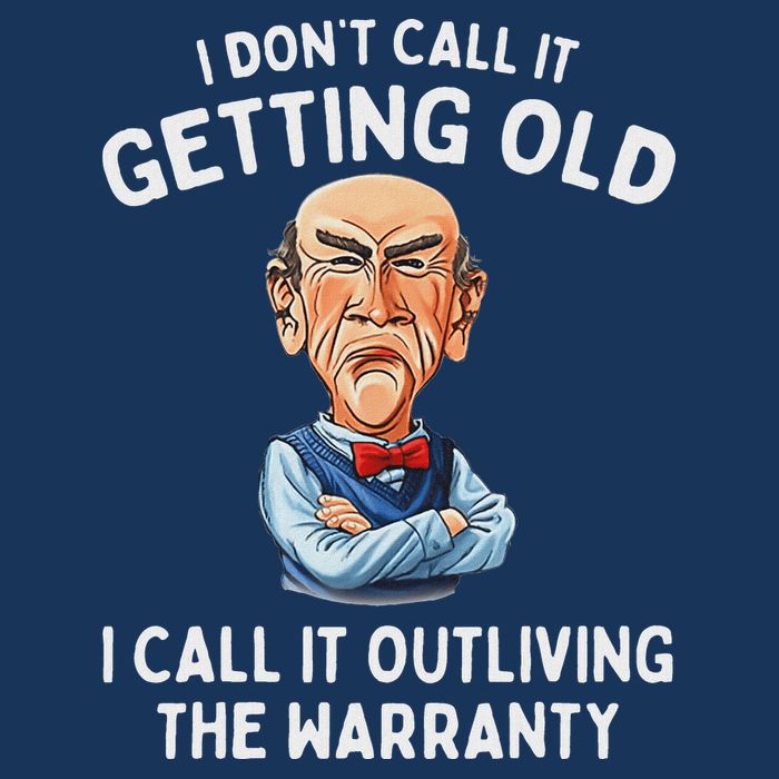 I DonT Call It Getting Old I Call It Outliving The Warranty Infant Baby Jersey Bodysuit