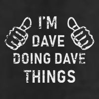 IM Dave Doing Dave Things Funny Lazy Christmas Hat