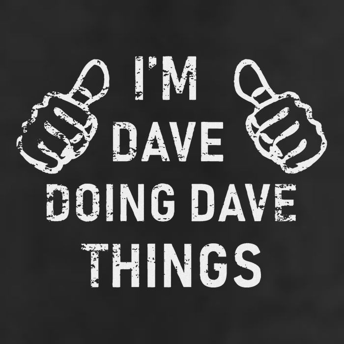 IM Dave Doing Dave Things Funny Lazy Christmas Hat