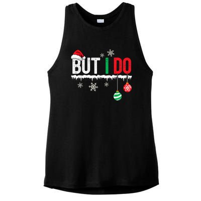 I DonT Do Matching Christmas But I Do Couple Family Xmas Ladies PosiCharge Tri-Blend Wicking Tank