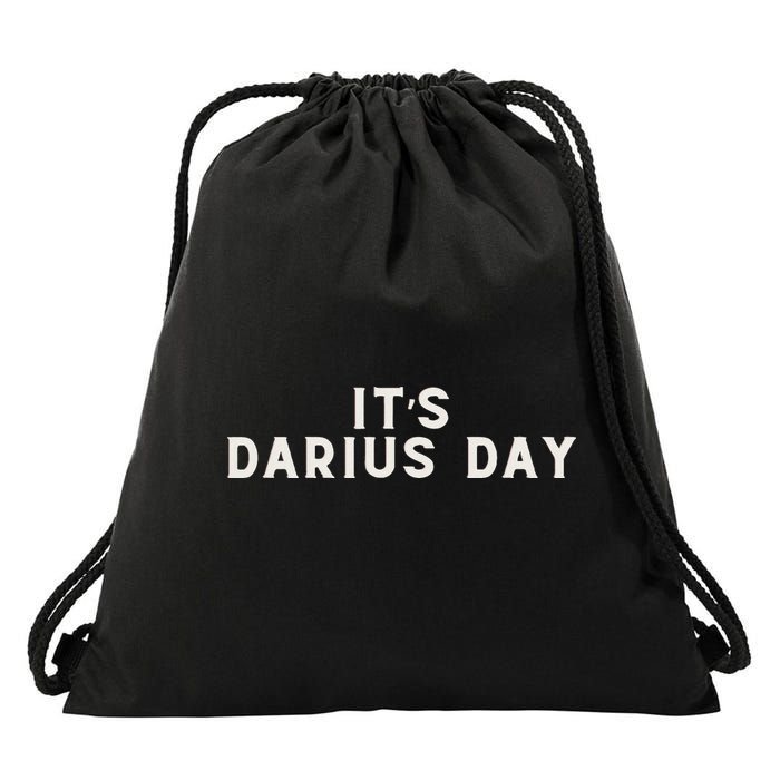 ItS Darius Day Funny Meme Drawstring Bag