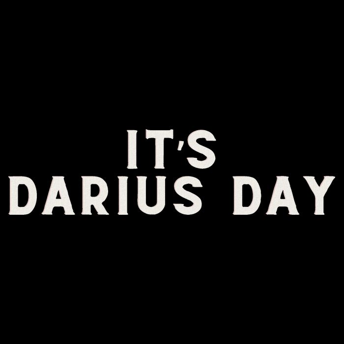 ItS Darius Day Funny Meme Flat Bill Trucker Hat