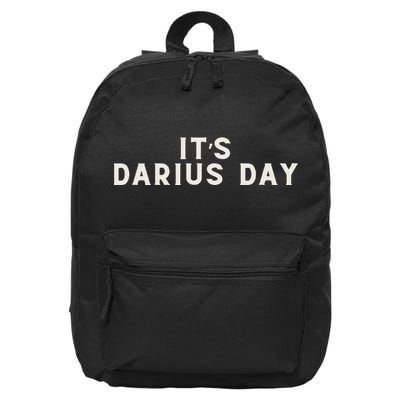 ItS Darius Day Funny Meme 16 in Basic Backpack