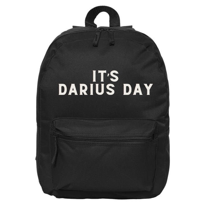 ItS Darius Day Funny Meme 16 in Basic Backpack