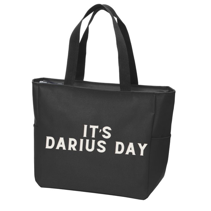 ItS Darius Day Funny Meme Zip Tote Bag