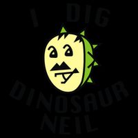 I Dig Dinosaur Neil Drawstring Bag
