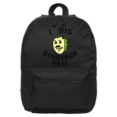 I Dig Dinosaur Neil 16 in Basic Backpack