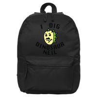 I Dig Dinosaur Neil 16 in Basic Backpack