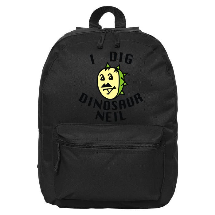 I Dig Dinosaur Neil 16 in Basic Backpack