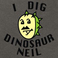 I Dig Dinosaur Neil Cotton Canvas Backpack