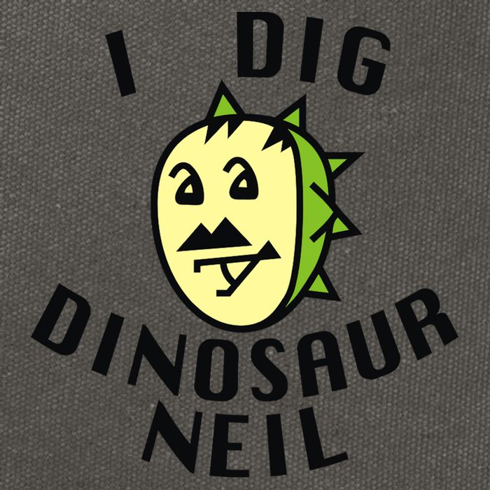 I Dig Dinosaur Neil Cotton Canvas Backpack