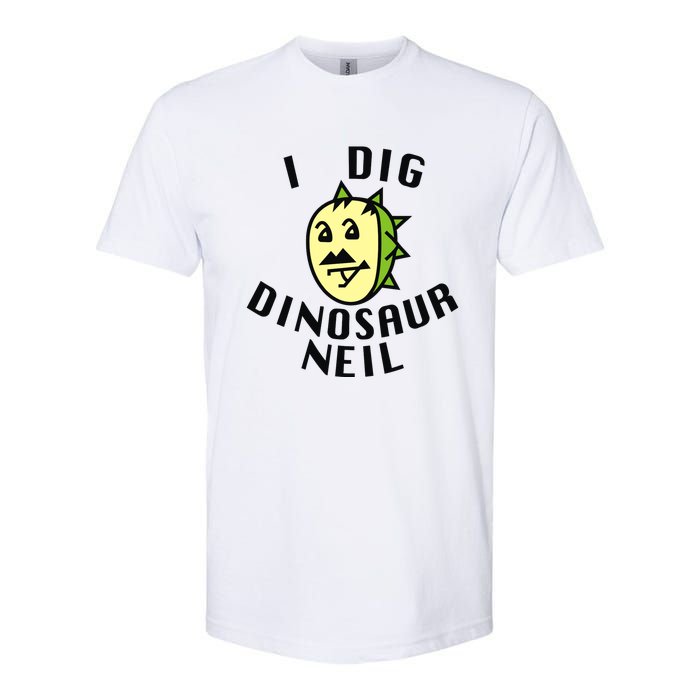 I Dig Dinosaur Neil Softstyle® CVC T-Shirt