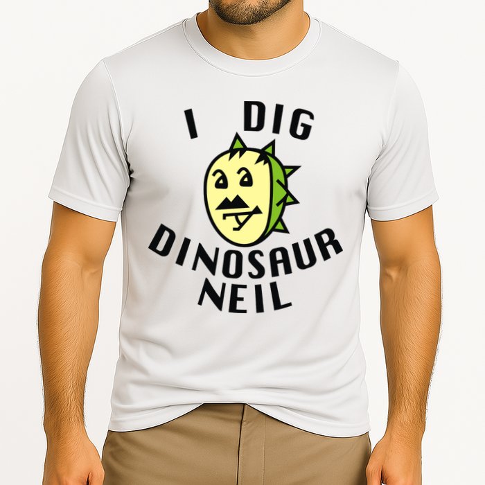 I Dig Dinosaur Neil Cooling Performance Crew T-Shirt