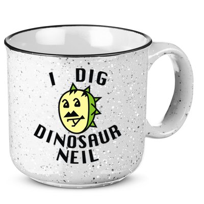 I Dig Dinosaur Neil 15oz Campfire Ceramic Mug