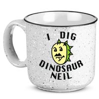 I Dig Dinosaur Neil 15oz Campfire Ceramic Mug