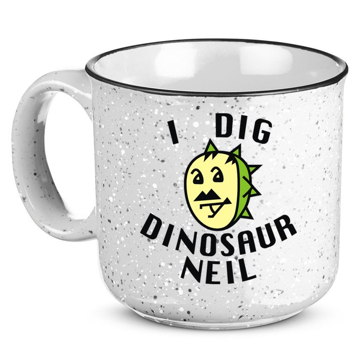 I Dig Dinosaur Neil 15oz Campfire Ceramic Mug