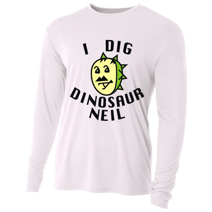I Dig Dinosaur Neil Cooling Performance Long Sleeve Crew