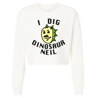 I Dig Dinosaur Neil Cropped Pullover Crew