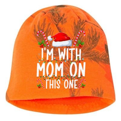 I Don't Do Matching Christmas Outfits I'm With Mom On This Kati - Camo Knit Beanie