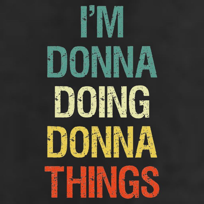 I'm Donna Doing Donna Things Personalised First Name Gift 12oz Stainless Steel Coffee Mug