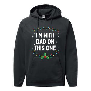 I Dont Do Matching Christmas Outfits Im With Dad On This Performance Fleece Hoodie