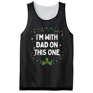 I Dont Do Matching Christmas Outfits Im With Dad On This Mesh Reversible Basketball Jersey Tank