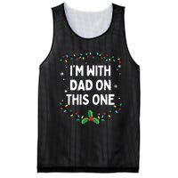 I Dont Do Matching Christmas Outfits Im With Dad On This Mesh Reversible Basketball Jersey Tank