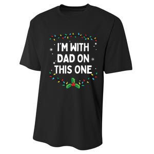 I Dont Do Matching Christmas Outfits Im With Dad On This Performance Sprint T-Shirt